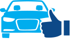 blue car icon